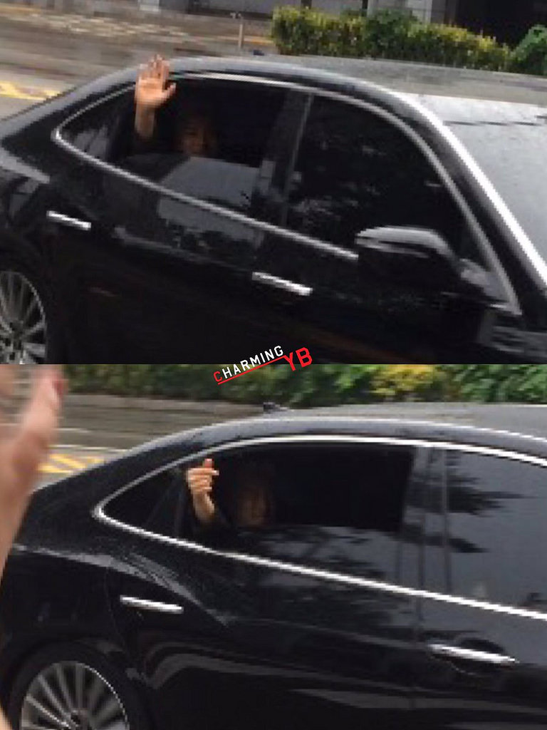 Taeyang leaving SBS Inkigayo after Performance and Pre-Recording 2017-08-20