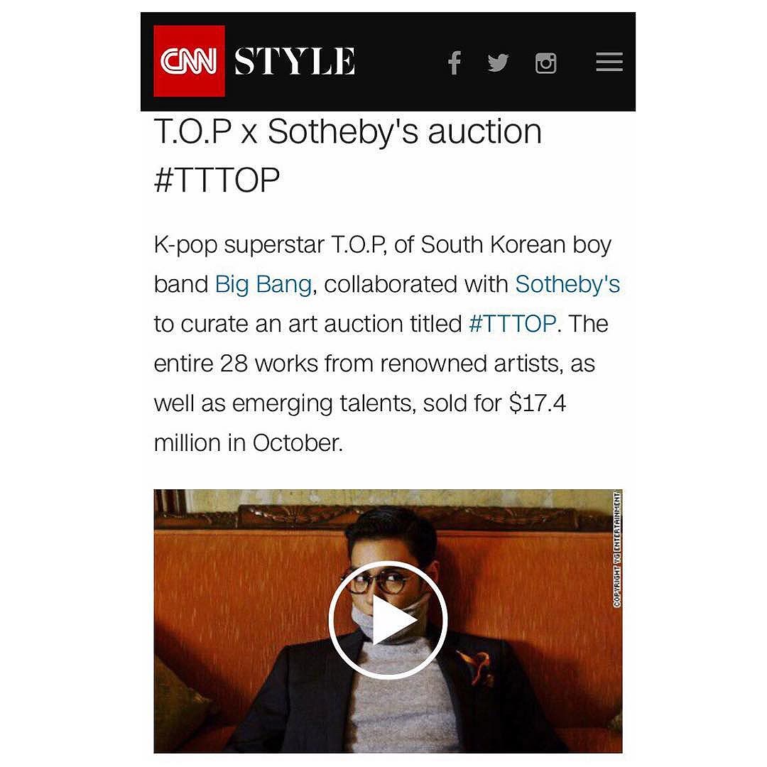 TOP Instagram Dec 31, 2016 3:40pm CNN STYLE 
2016's most visually inspiring moments
#TTTOPxSothebys