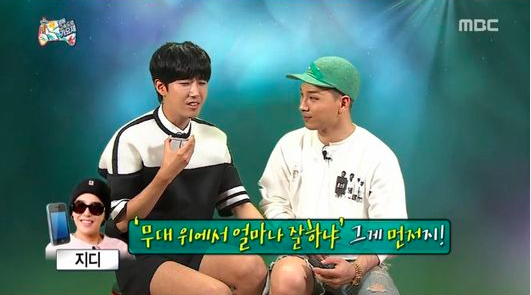 G-Dragon Tells Off Taeyang and Kwanghee Over the Order of Performances on “Infinity Challenge”