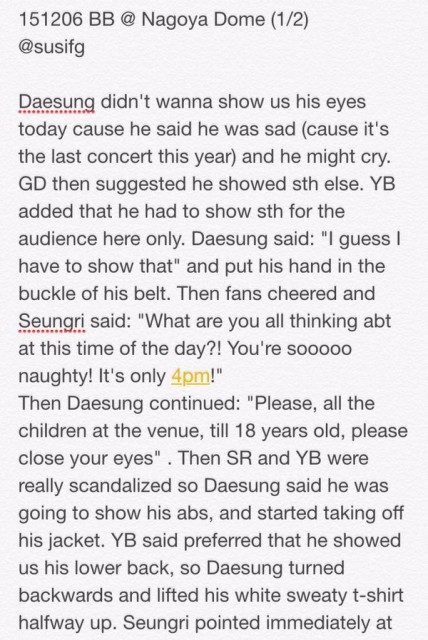Fan Report BIGBANG Nagoya Day 2 2015-12-06 by SUSIFG (1)
