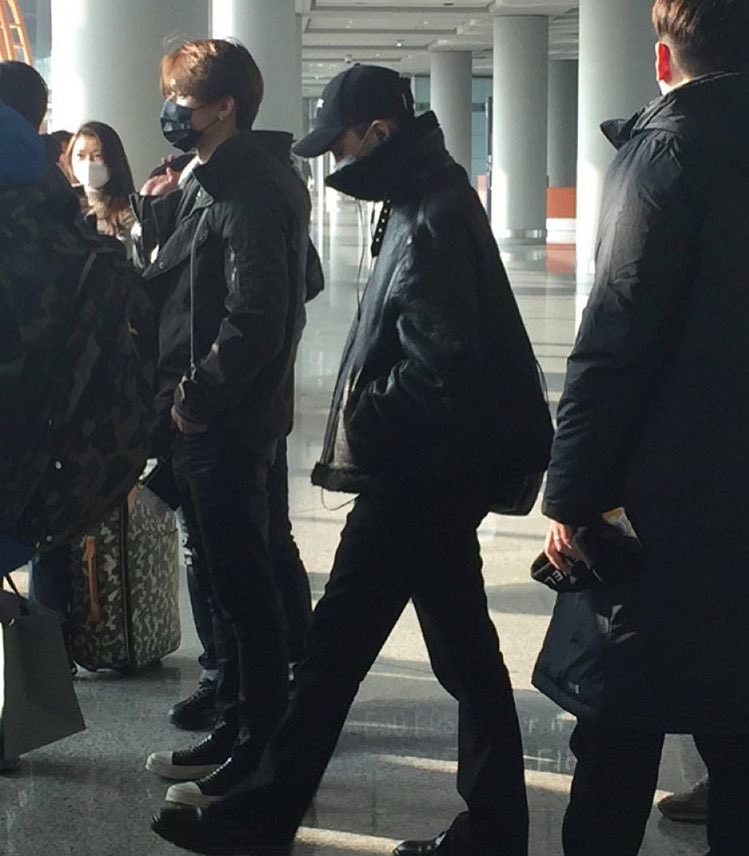 GD TOP Dae Departure Beijing To Seoul 2016-01-02 王小一Isabella -