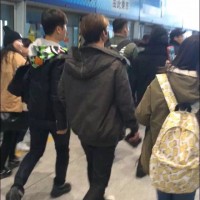 GD TOP Dae Departure Beijing To Seoul 2016-01-02 韩都衣舍G-Dragon粉丝团 (1)
