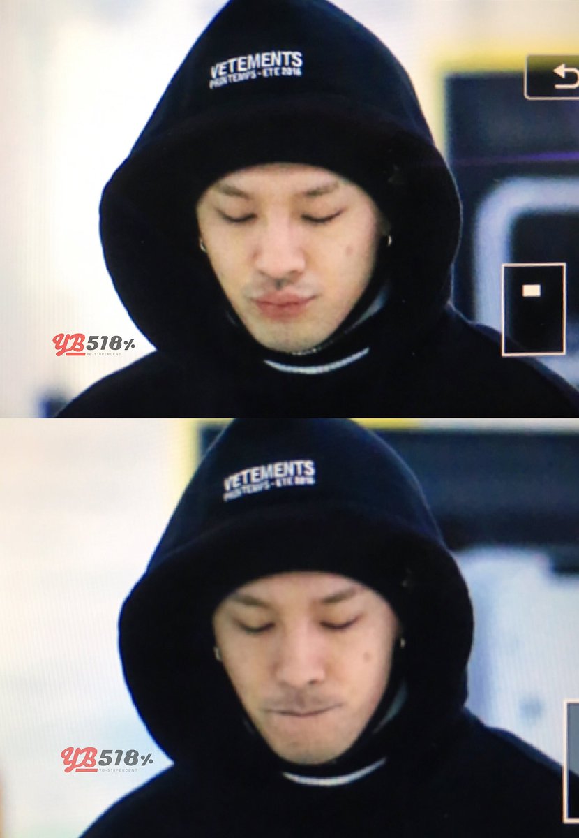Taeyang Arrival Seoul From Tokyo 2016-02-25 (3)