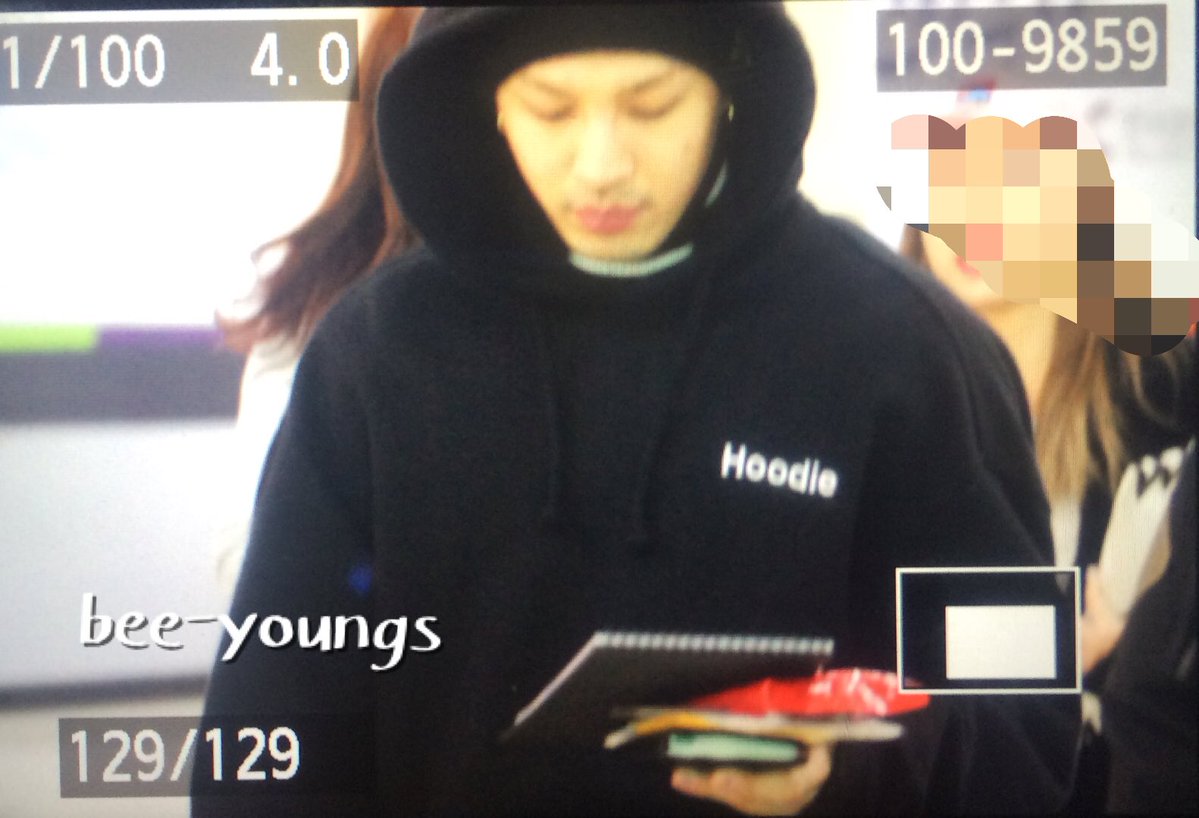 Taeyang Arrival Seoul Gimpo From Tokyo 2016-02-25 (4)
