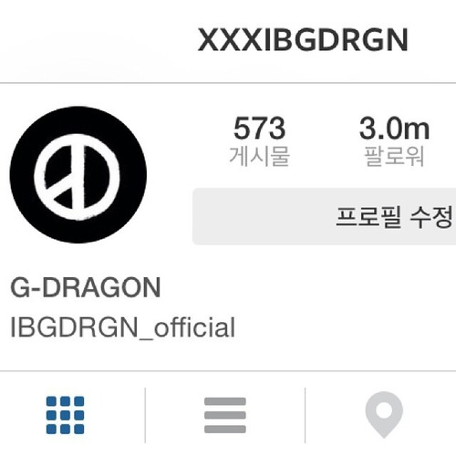 GD’s Instagram update 20140618: Thank you followers. 🙏 #3M
