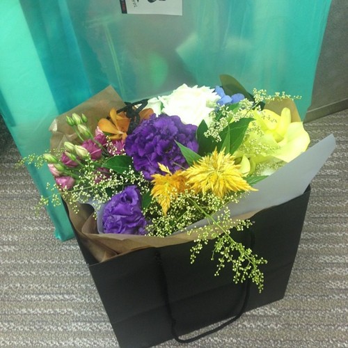 Instagram Update by Taeyang: #gift #flower #thank #u by...
