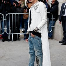 Chanel : Outside Arrivals - Paris Fashion Week - Haute Couture S/S 2015